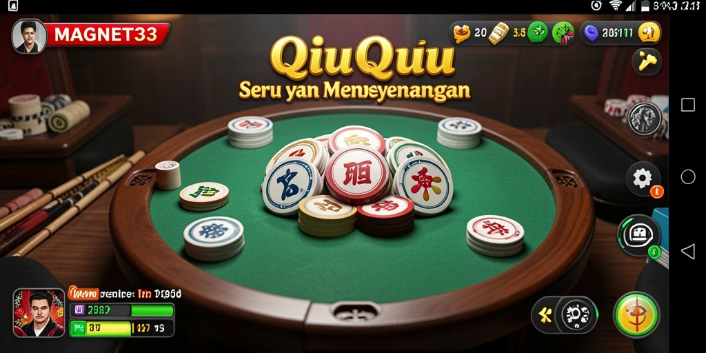 Screenshot gameplay seru dari MAGNET33 QiuQiu.