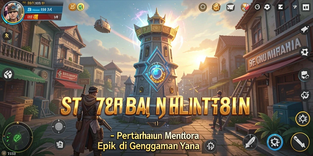 Screenshot ST789 menampilkan aksi pertahanan menara yang mendebarkan.