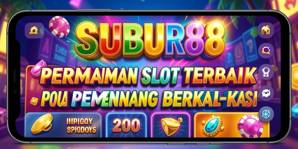 Screenshot tampilan gameplay slot SUBUR88 yang mengasyikkan.